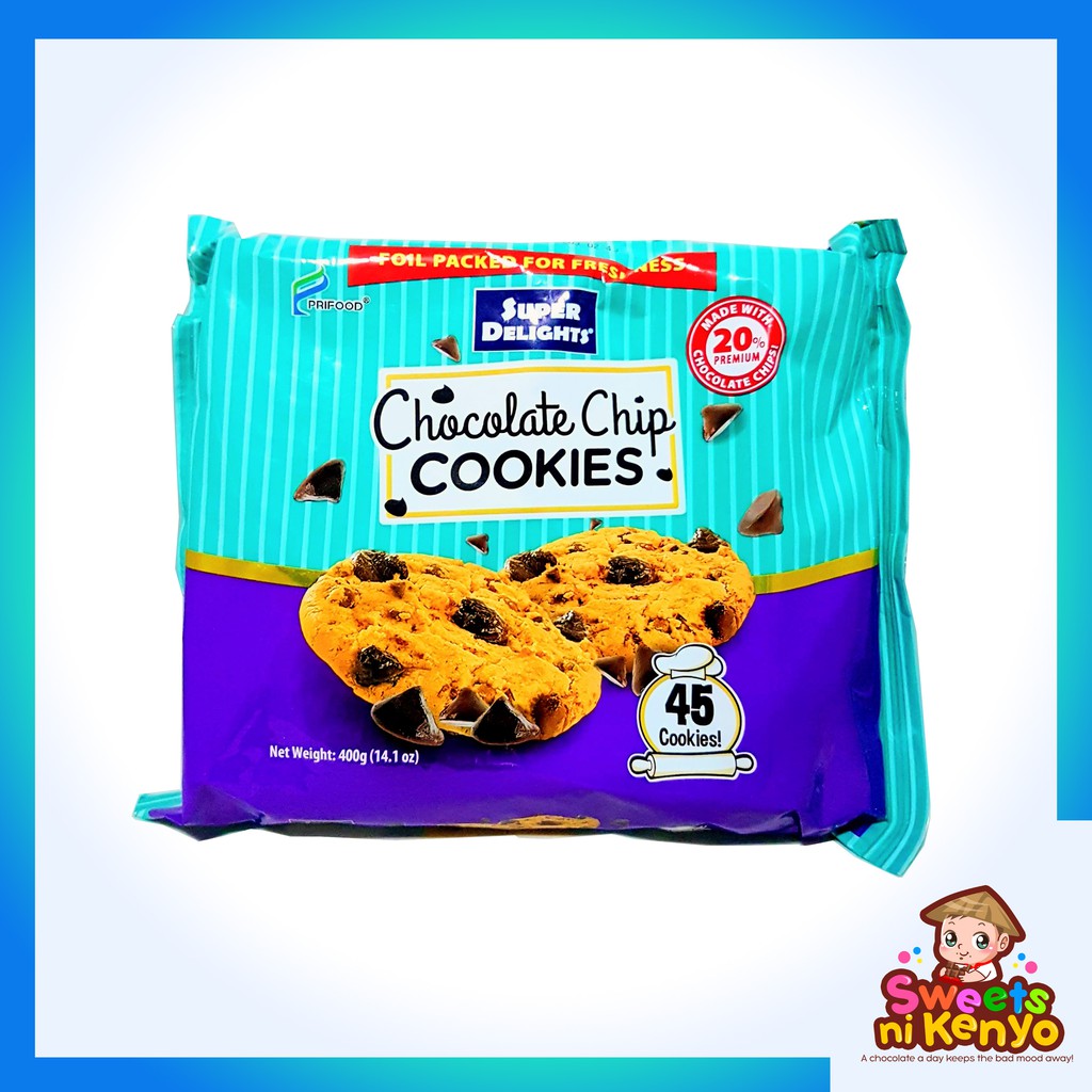 Super Delights Chocolate Chip Cookies 400g | Shopee Philippines