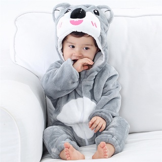 Baby Kigurumi Tiger Cow Lion Cartoon Romper infant Kids Animal Jumpsuit Girls Boys Pajamas Costume #5