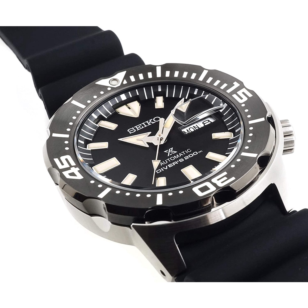 Seiko Prospex Black Monster 200m Diver's Automatic Watch SRPD27