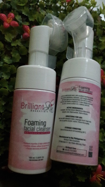 brilliant foaming facial cleanser