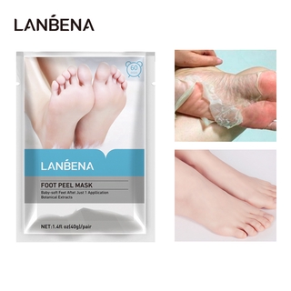 LANBENA Exfoliating Foot Peel Mask Remove Dead Skin Foot Mask Peeling Cuticles Heel 1pair