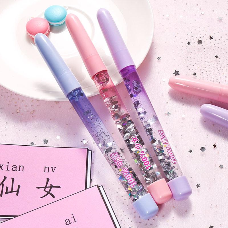 Jelly Color Gel Pen 0.5mm Writing Student Pen Office Supply Shopee