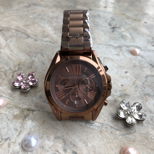 bronze michael kors watch