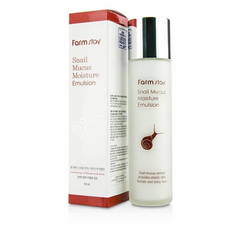 FARMSTAY SNAIL MUCUS MOISTURE HYALURONIC TONER 150ML Shopee Philippines