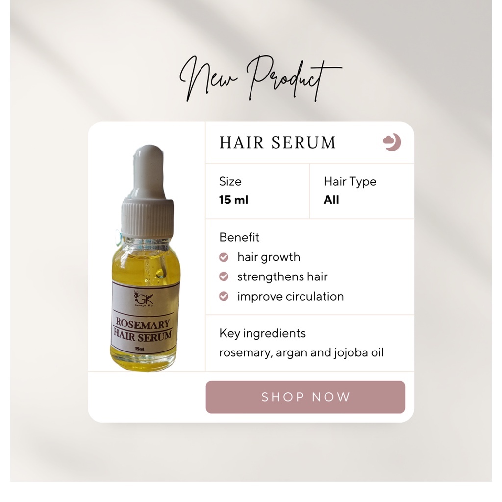 Rosemary Hair Serum for Hair Growth and other OILS Shopee Philippines