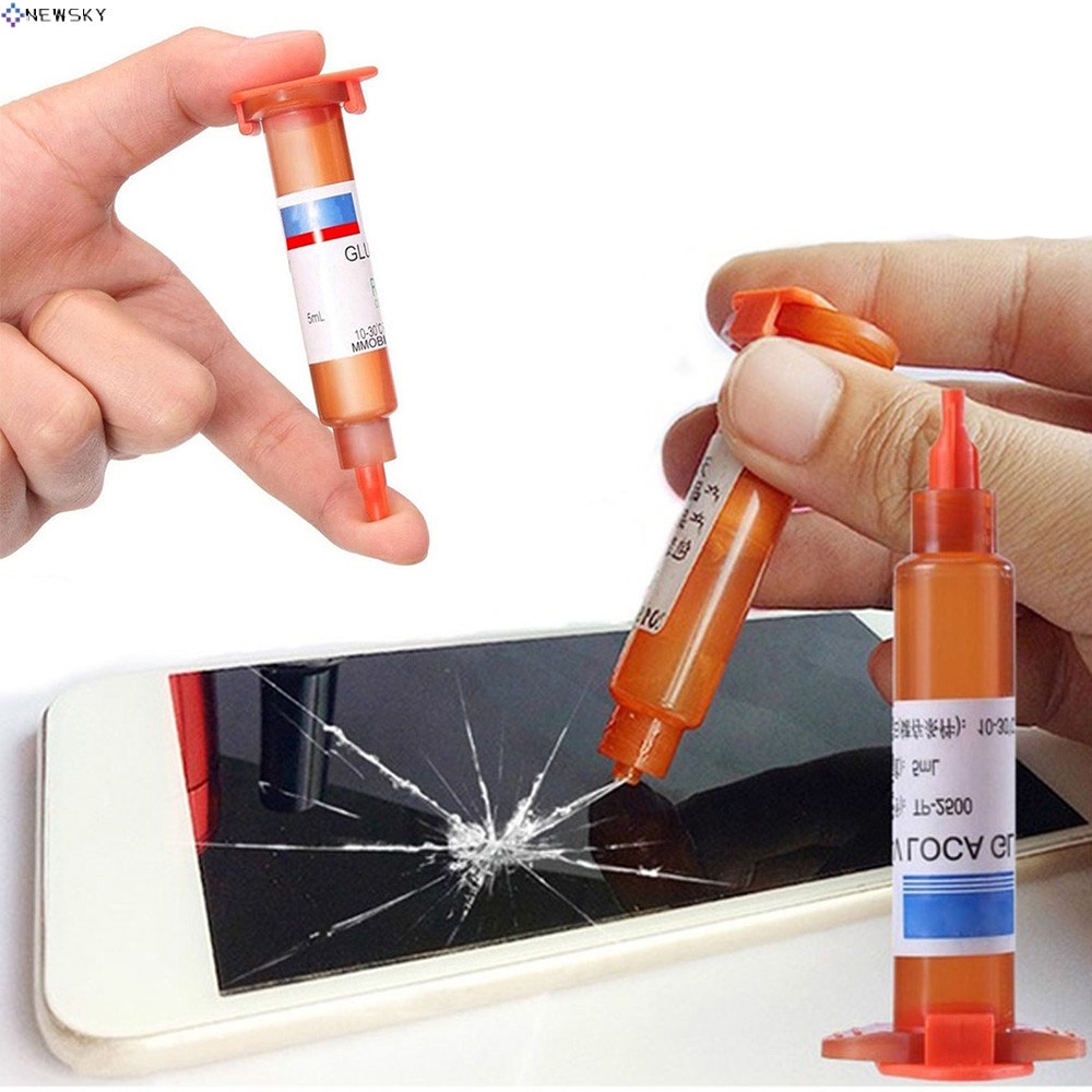 Uv Glue Optical Clear Adhesive Cell Phone Repair Tool For Mobile Touch Screen 5ml 10ml Shopee