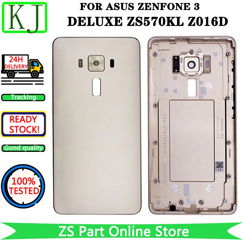 Back Housing For Asus Zenfone 3 Deluxe Zs570kl Z016d Battery Cover Door Case Shopee Philippines