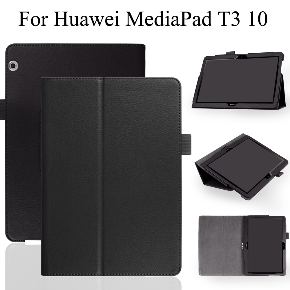 Skin Smart Cover Case For Huawei Mediapad T3 10 Ags L03 Ags L09 Ags W09 9 6 Inch Tablet Funda Coque Shopee Philippines