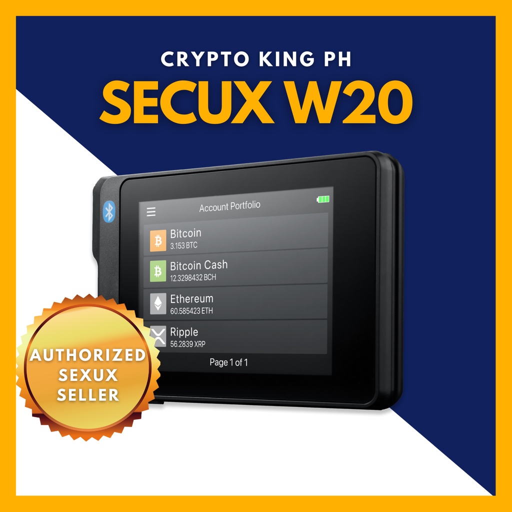 SecuX W20 Hardware Wallet (Official Reseller) Shopee Philippines