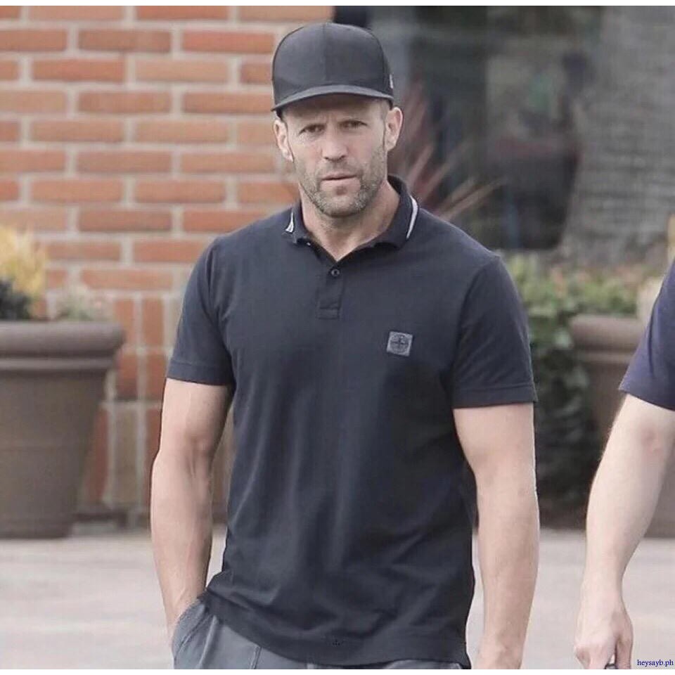 polo shirt and cap