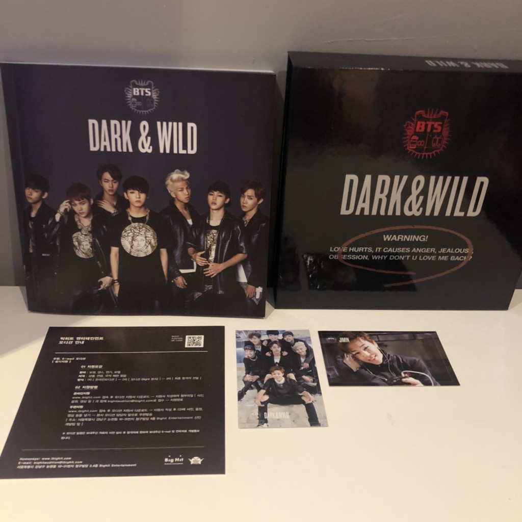 Album Bts Dark Wild Unseald Price Is Already Includ Packing Shopee Philippines