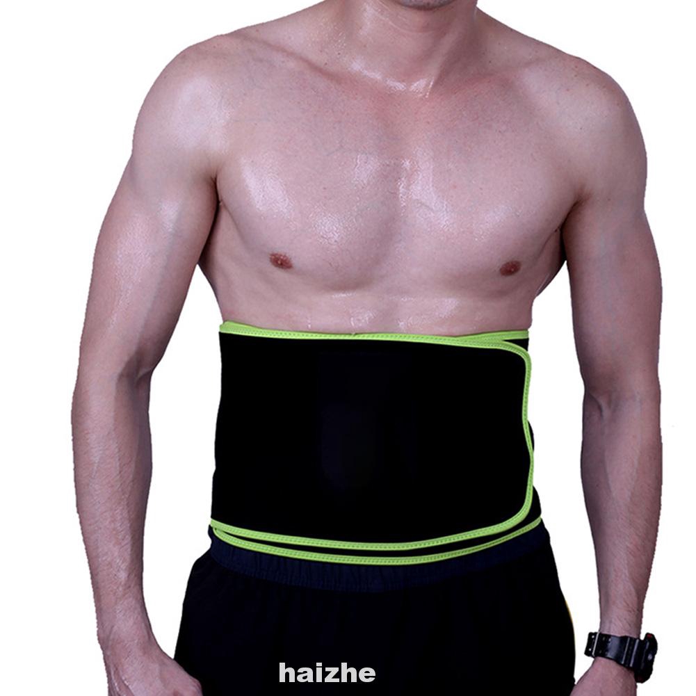 Waist Trainer Wrap with Pocket for Weight Loss Black Waist Trimmer Belt for Women Men Slimming Body Shaper Belt