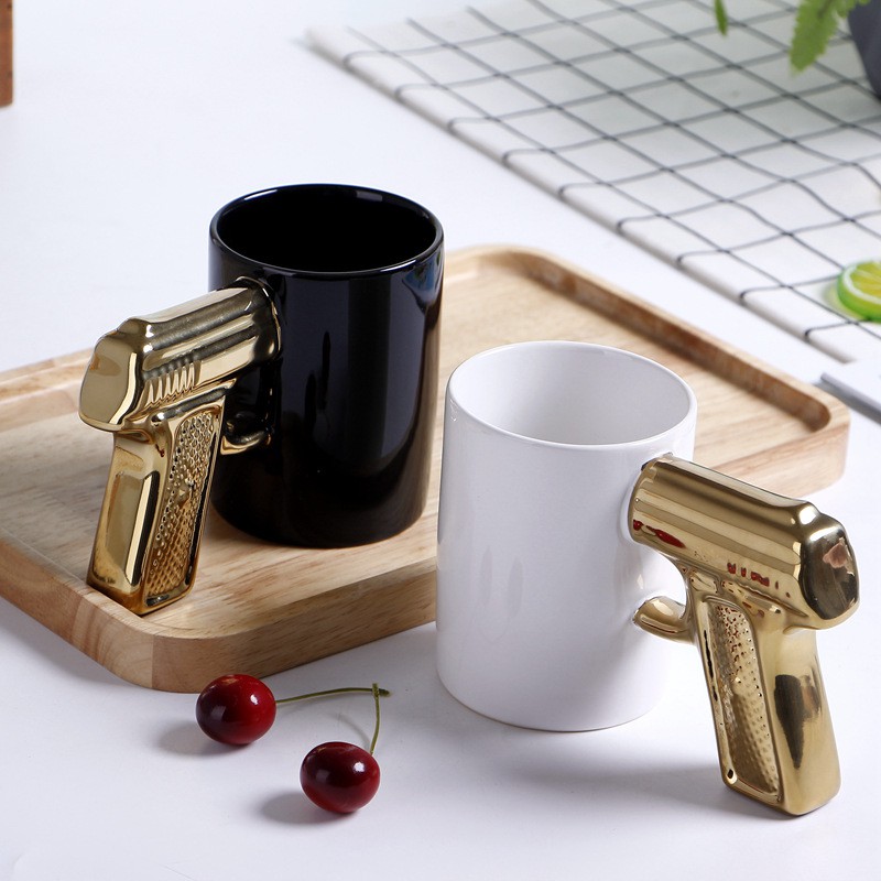 ceramic gun mug