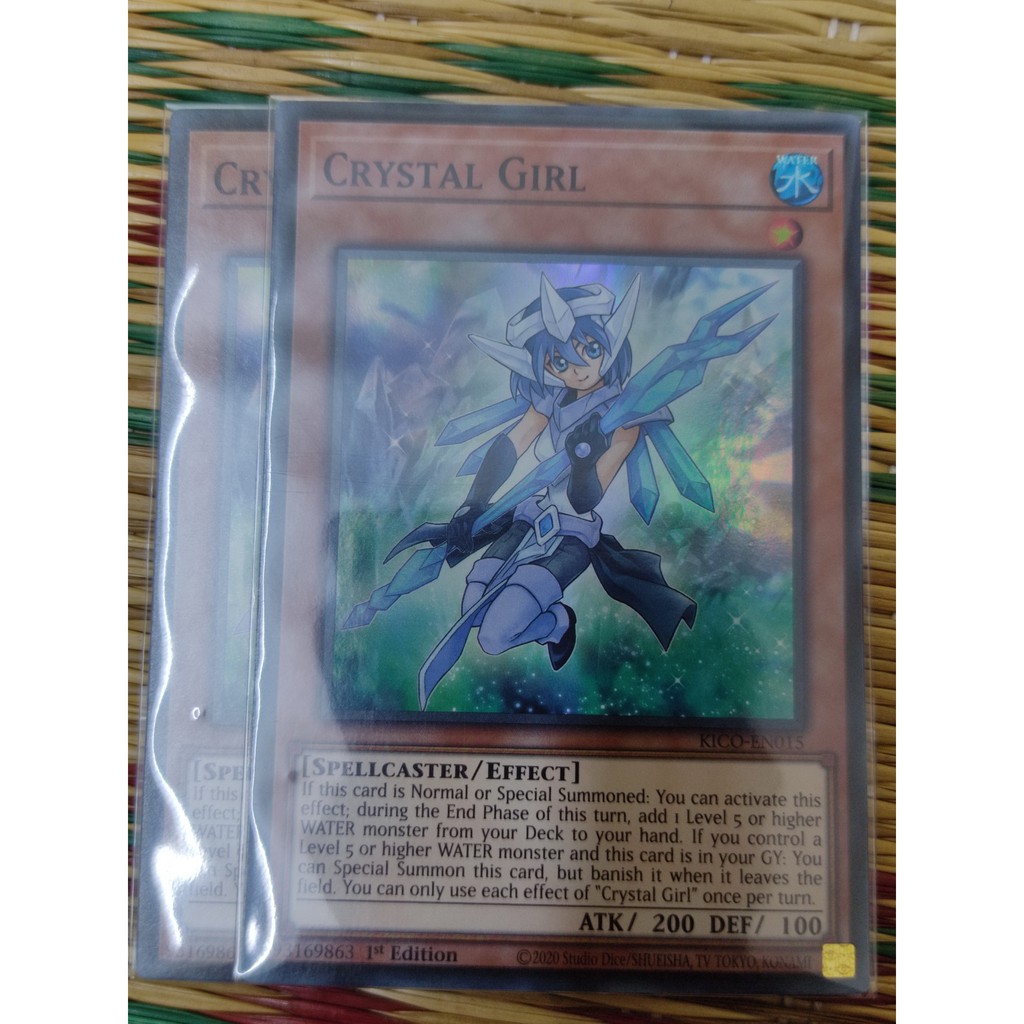 Yugioh Funny Shop Crystal Girl Card Kico En015 Super Rare 1st Edition Shopee Philippines