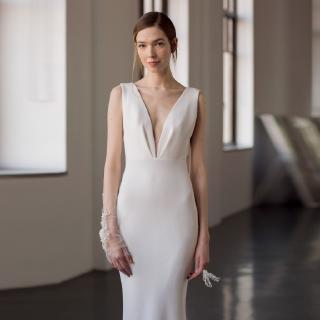 cocktail dress with tail