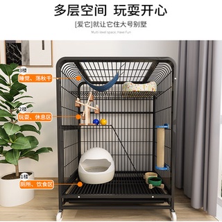 Cat cage Villa oversized free space home cat cage indoor large with toilet cat pet cat house cat Hou
