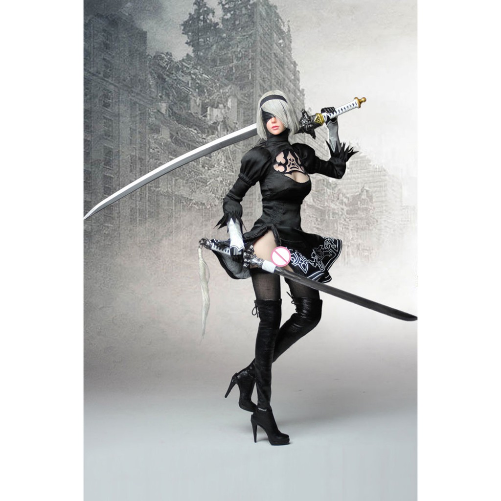NIER AUTOMATA YORHA SET015 16 Female Clothes Suit & Head & Weapon