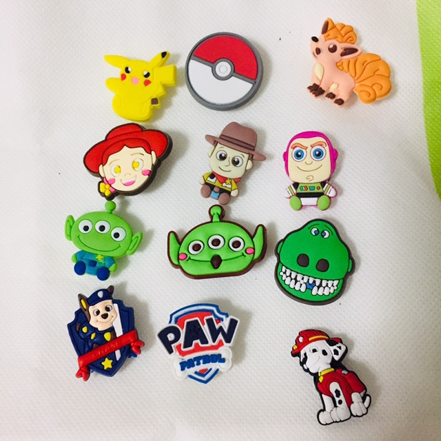 paw patrol croc charms