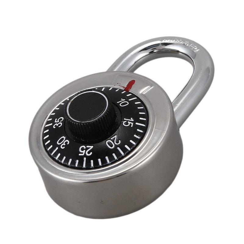 Master Coded Lock 50mm With Round Fixed Dial Combination Padlock Defender U8D4 