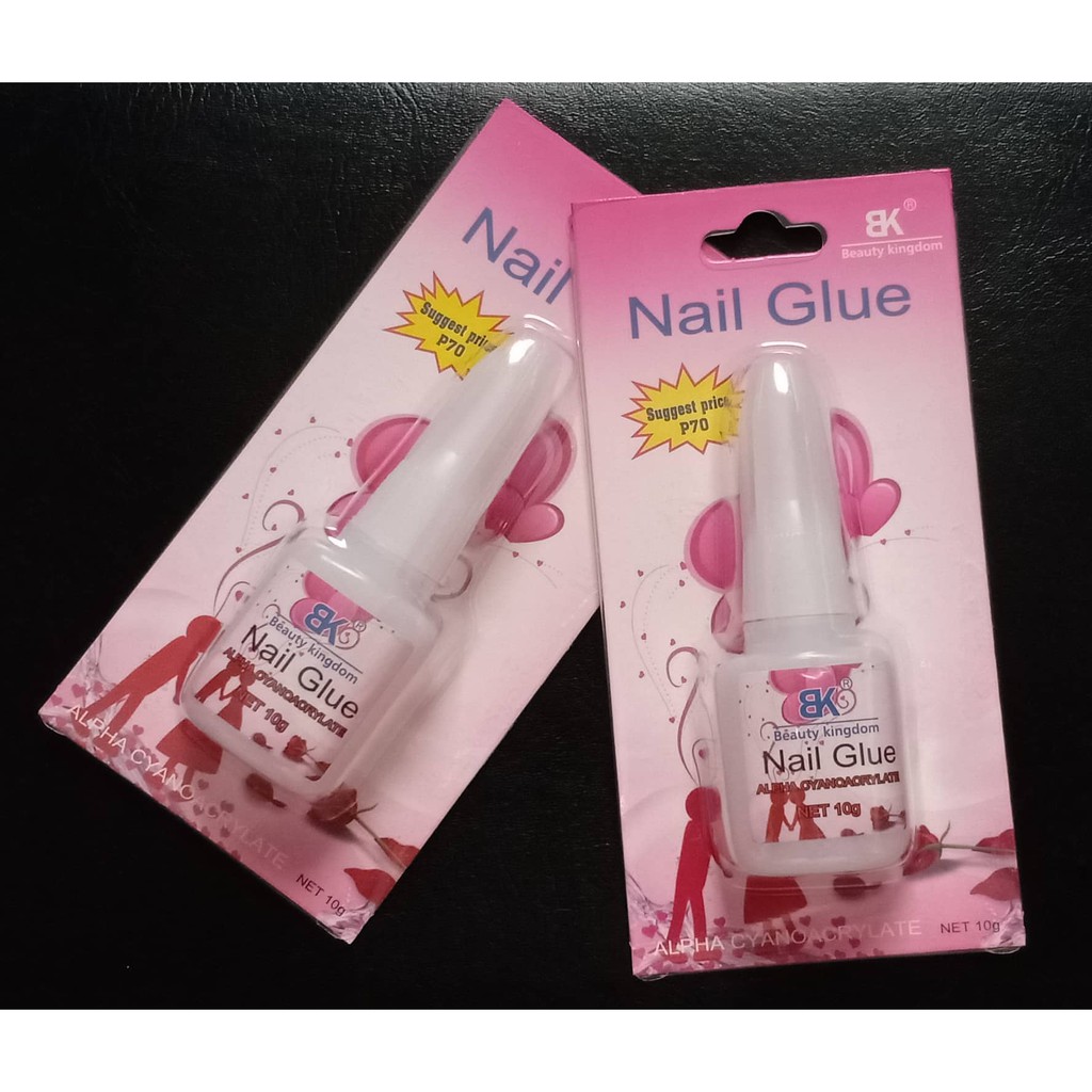 1 BK NAIL GLUE 10G FAKE NAILS GLUE | Shopee Philippines