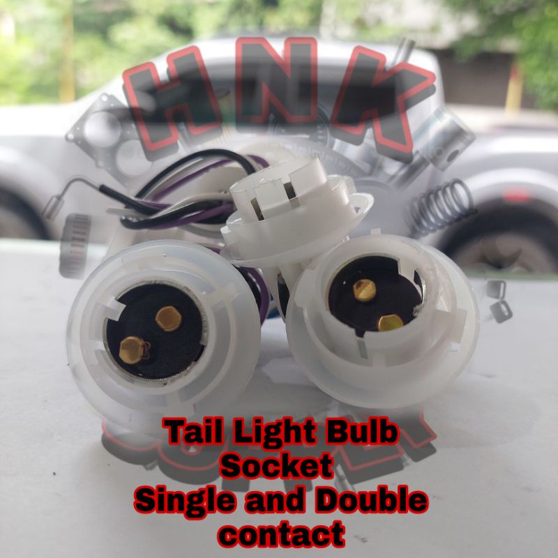 Tail Light Bulb Socket (Single and Double contact) Shopee Philippines