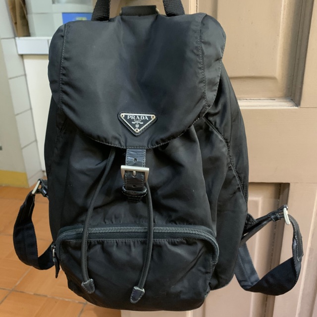 prada medium nylon backpack