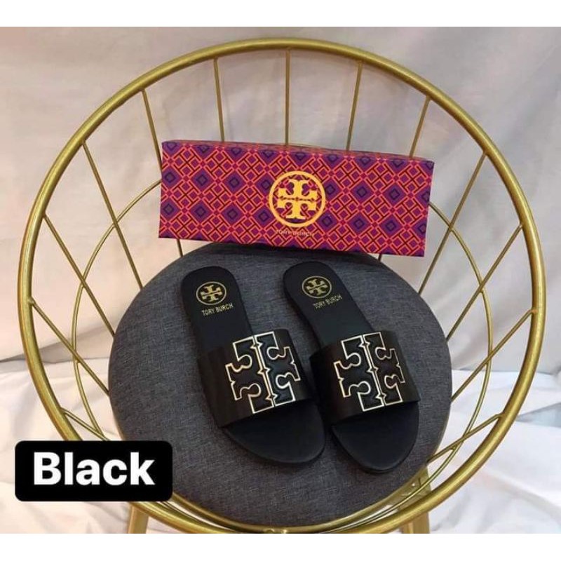 TORY BURCH CLASSY SANDALS WITH COMPLETE INCLUSIONS | Shopee Philippines