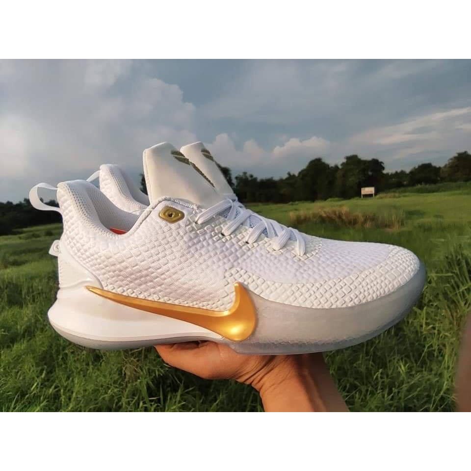 mamba focus white and gold