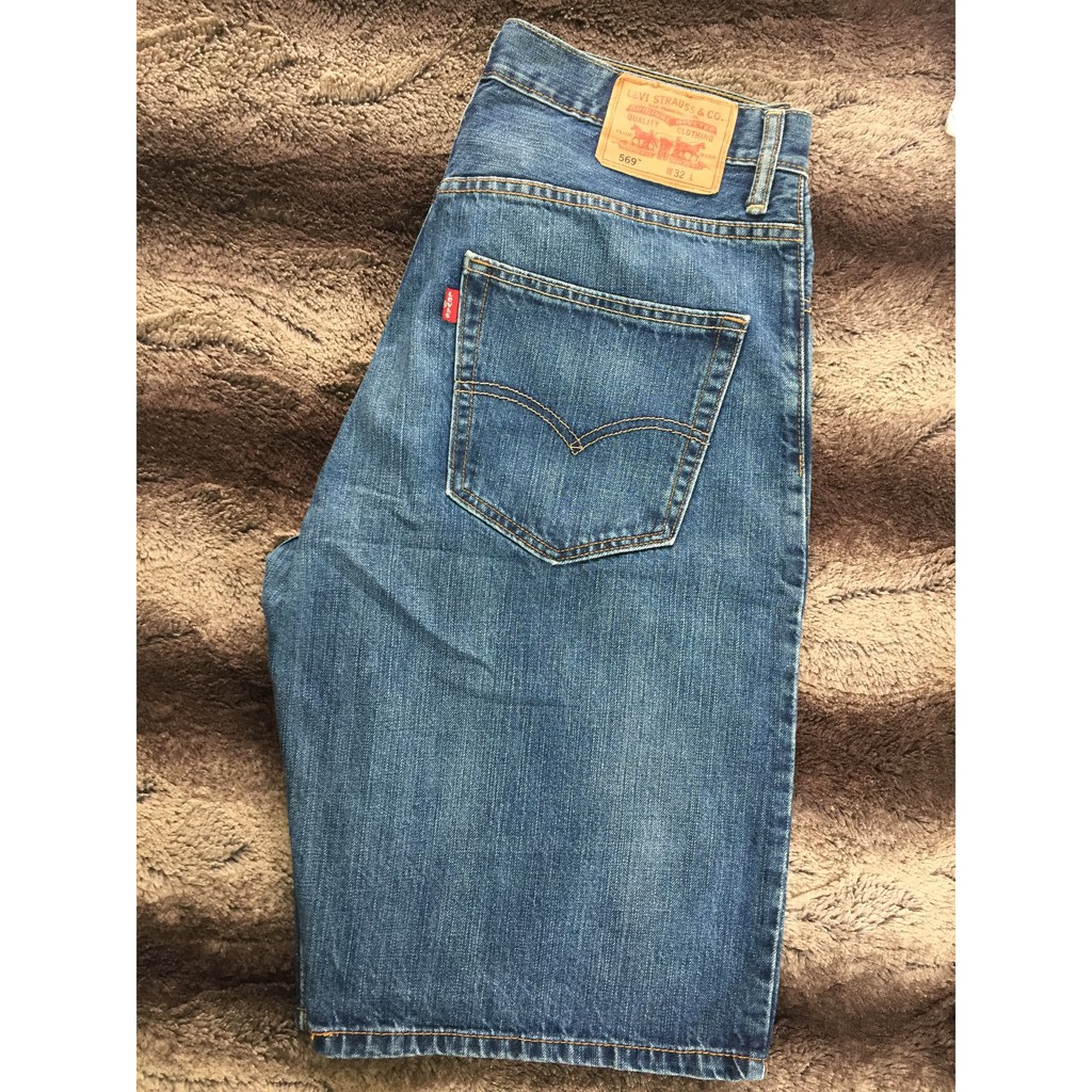 LEVIS 569 Loose Straight Denim Shorts for MEN (AUTHENTIC) | Shopee  Philippines