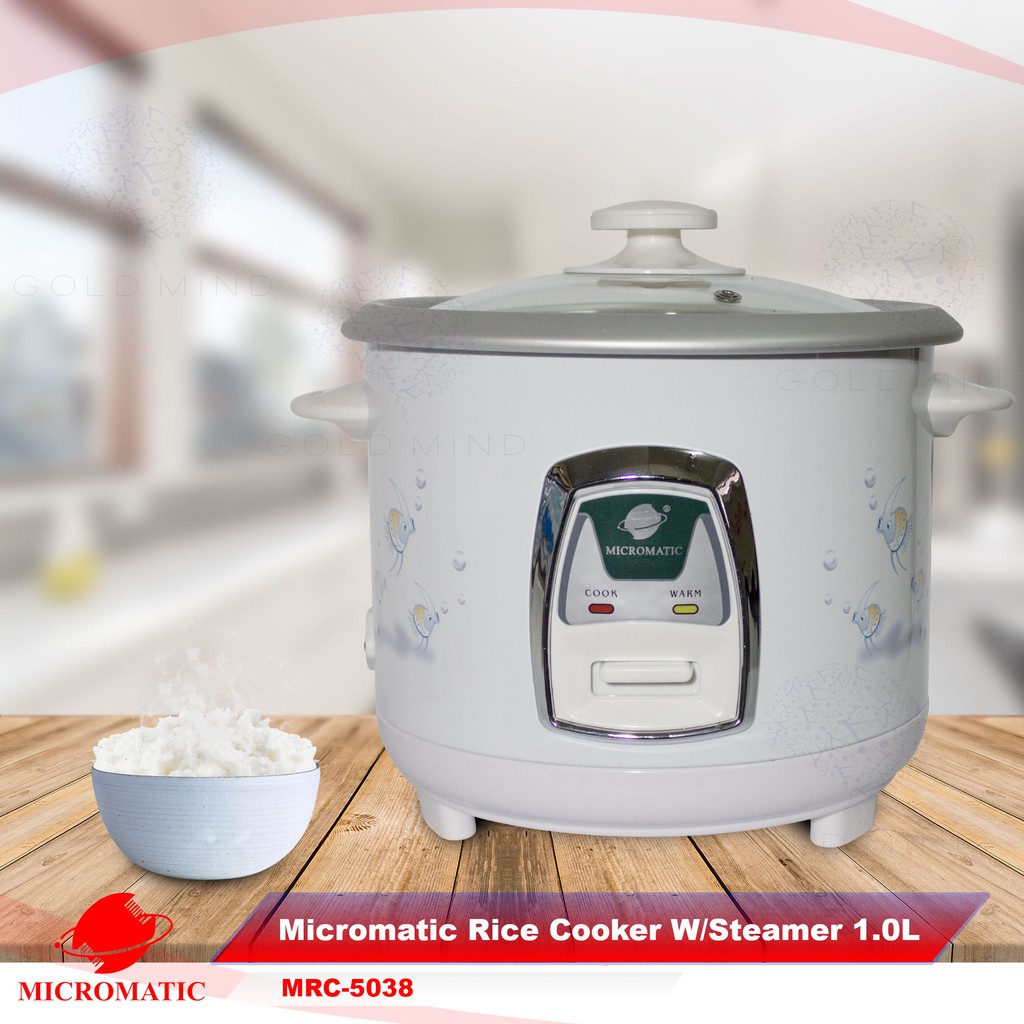 Micromatic Rice Cooker W/Steamer 1.0L Shopee Philippines