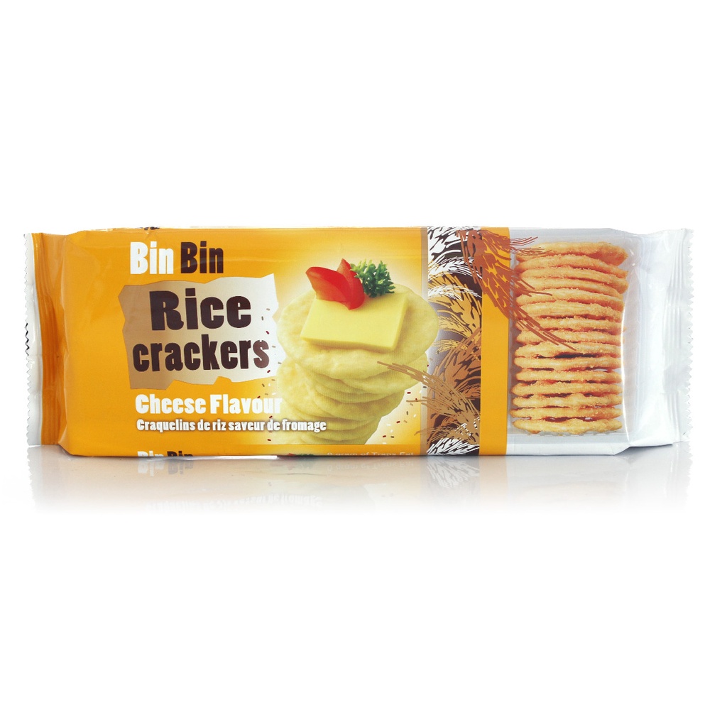 Bin Bin Thin Rice Cracker Onion Flavor, Flying Thin Cheese Flavor