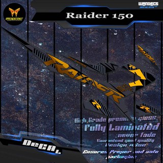 Raider 150 Motorcycle Decals 1 Piece Shopee Philippines