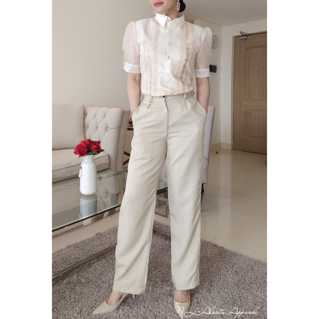 MODERN FILIPINIANA BARONG FOR WOMEN | Shopee Philippines