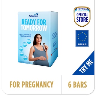 Nutricia Aptamom Prenatal Cereal Bar - Trial Pack (6 bars x 40g)