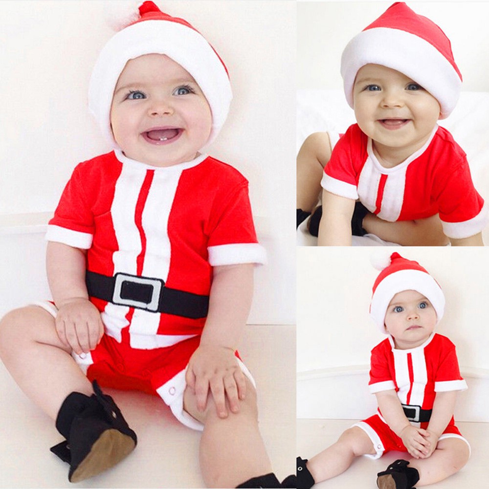 santa claus outfit baby girl