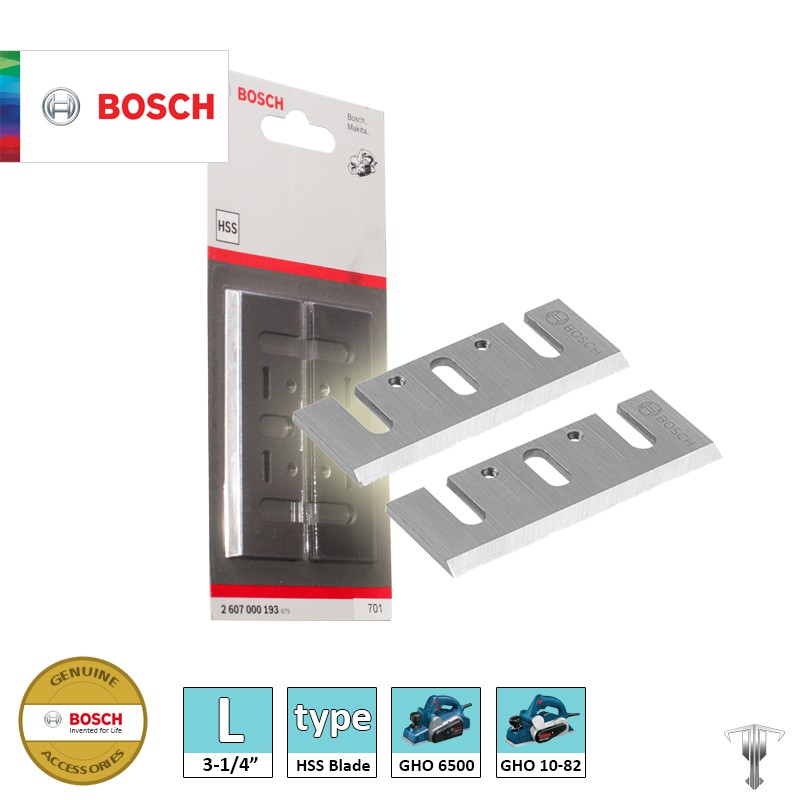 Bosch 2607000193 HSS Planer Blade 31/4" (1 pair) Shopee Philippines