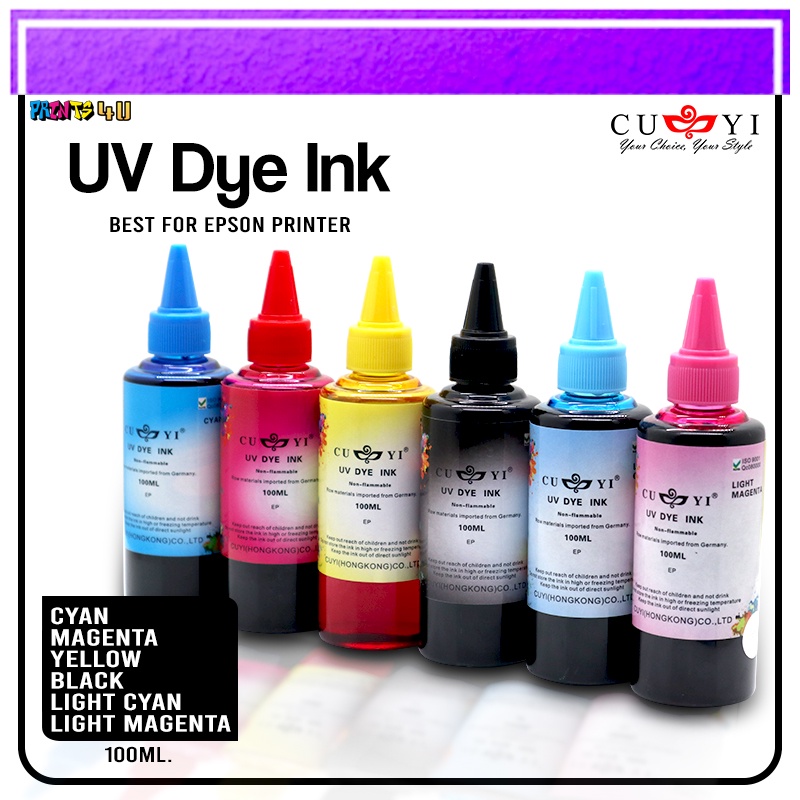 Cuyi Continuous Refillable Dye Ink Ml For Inkjet Printer Shopee