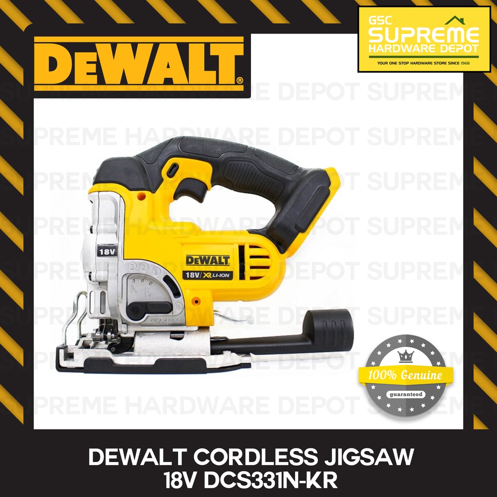 Dewalt Cordless Jigsaw 18V XR DCS331NKR (Bare Tool) Shopee Philippines