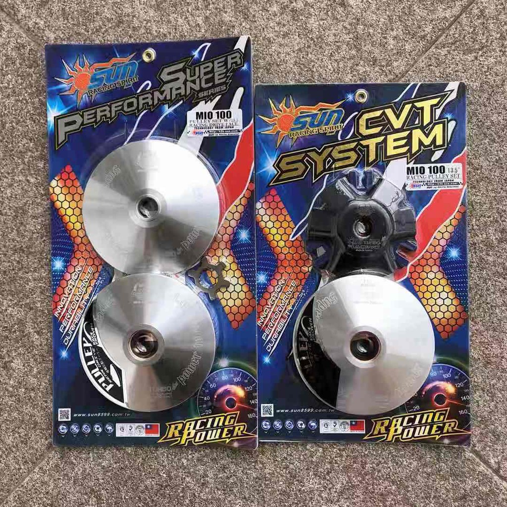 Pulley & BackPlate/Drive Face Set MIO Sporty/Soulty/M3/Soul i 125/115