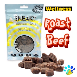 Sneaky Training Treats Nibbles - Wellness Roast Beef Pet Snacks Reward Treats 90g