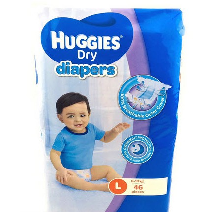 huggies taped diapers large