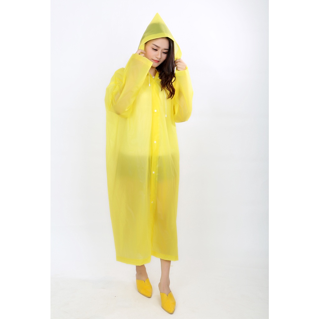 EVA Adult Raincoat For Male and Female Conjoined Raincoat Outdoor Rain ...