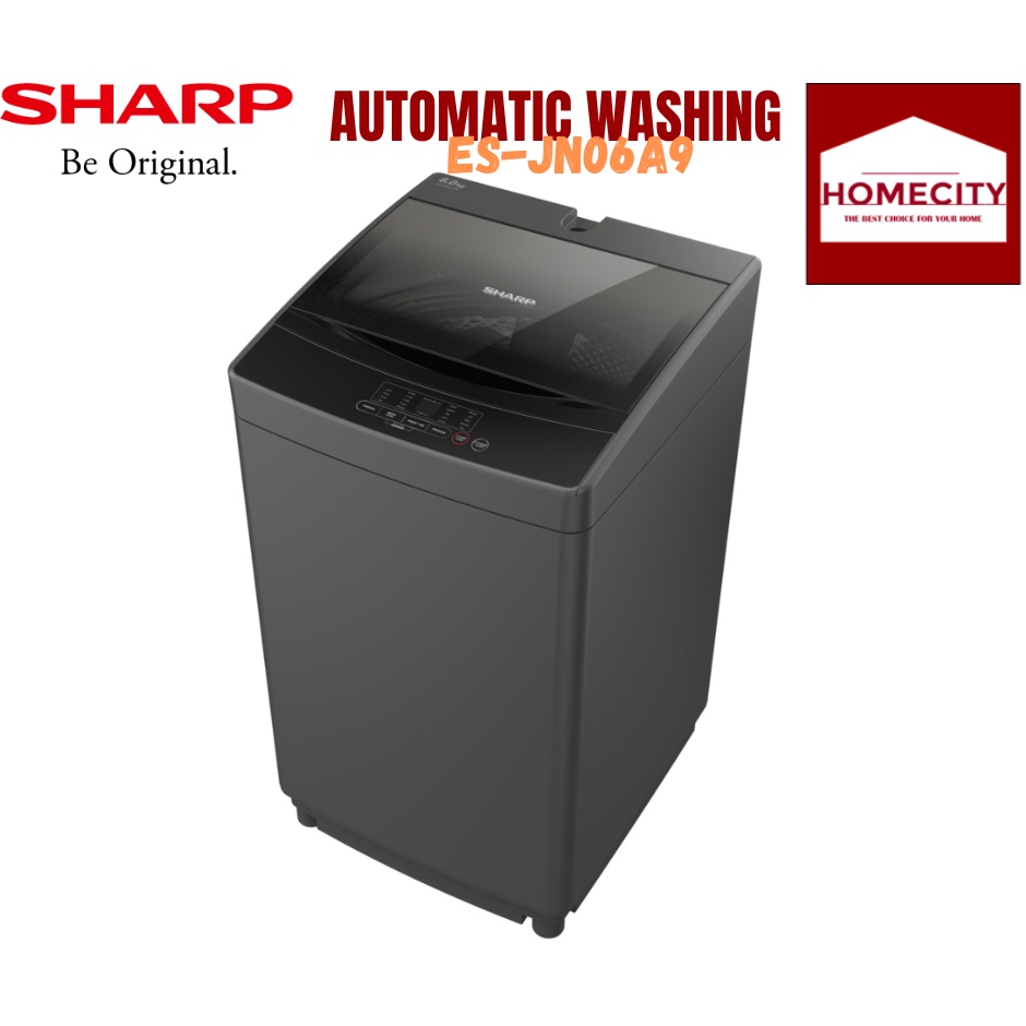 SHARP FULLY AUTOMATIC WASHING MACHINE ESJN06A9 [6.0Kg] Shopee