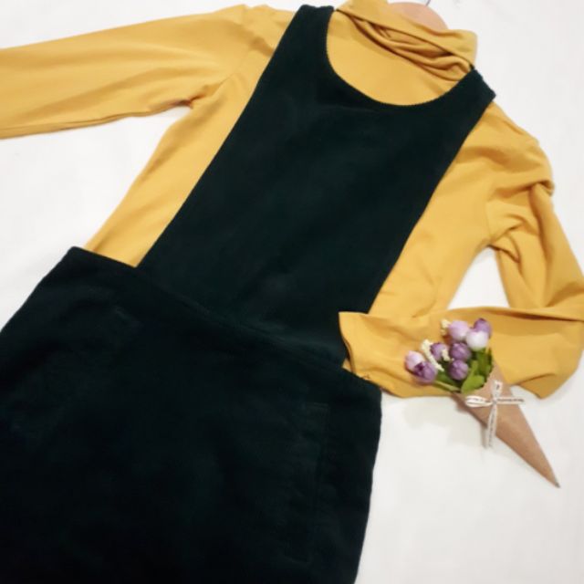 olive green jumper dress