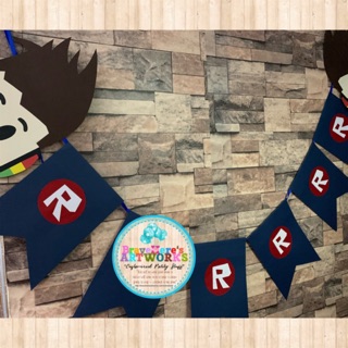 Roblox Party Bunting Line 8 Flags R Only Shopee Philippines - roblox flags
