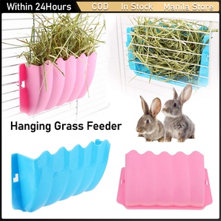 Plastic Hay Feeder Hanging Hay Feeder Rack Small Pet Rabbit Hanging Grass Feeder Rack
