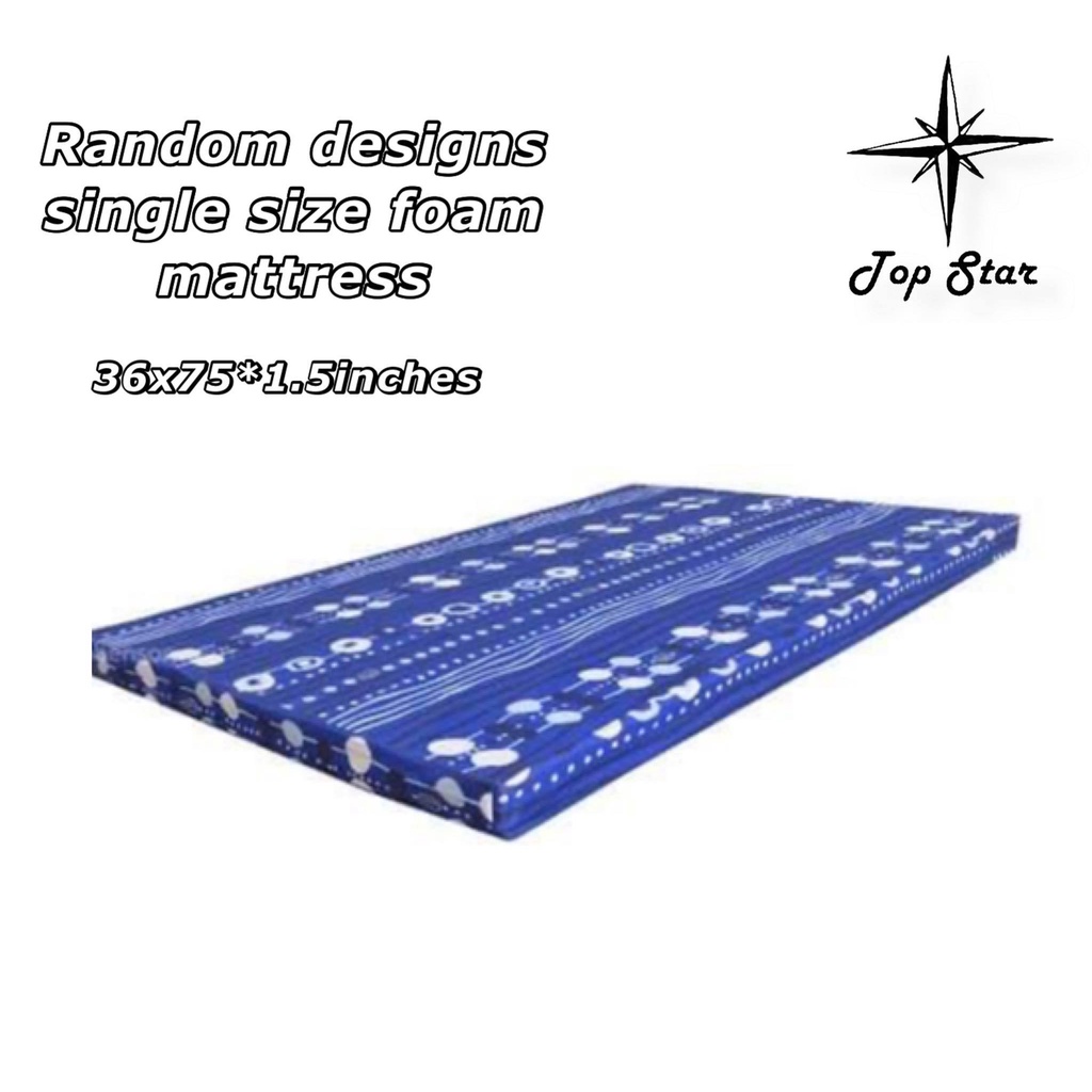 SINGLE SIZE BED FOAM MATTRESS (36x75*1.5inch) Shopee Philippines