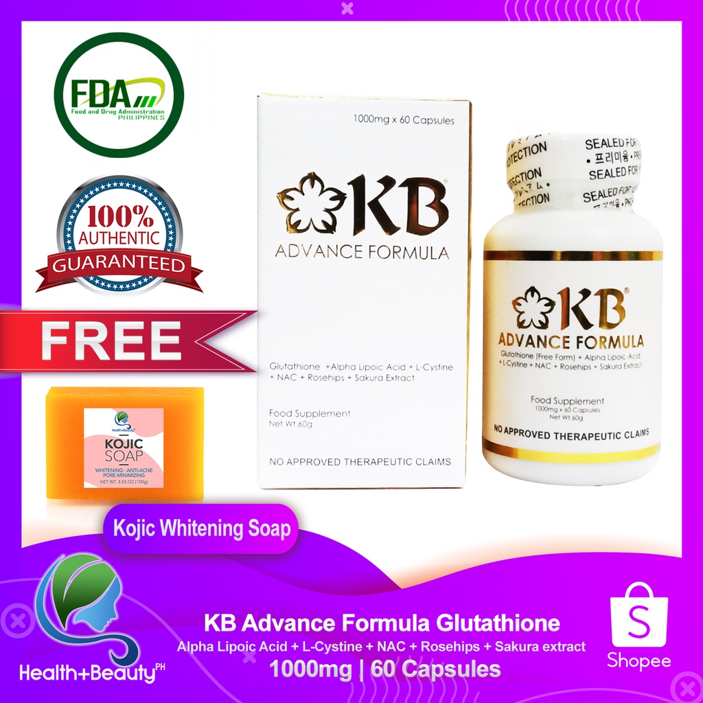 Shop kb glutathione for Sale on Shopee Philippines
