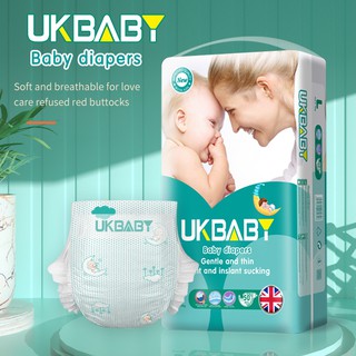 UKBABY Breathable Ultra thin and Dry Unisex Baby Diaper(50pcs) #2