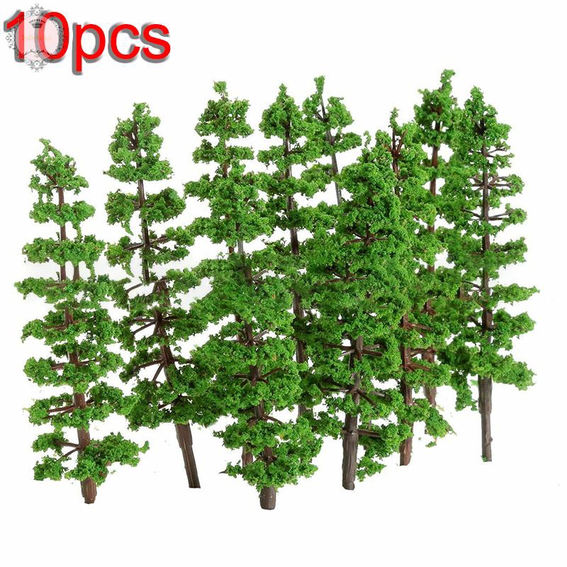 Model Trees Garden Miniature Plastic Diorama Landscape Decoration Supplies 9CM DIY Scenery
